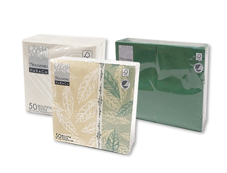 45 mal getestet: Nouveau - Servietten und Einwegtischdecken