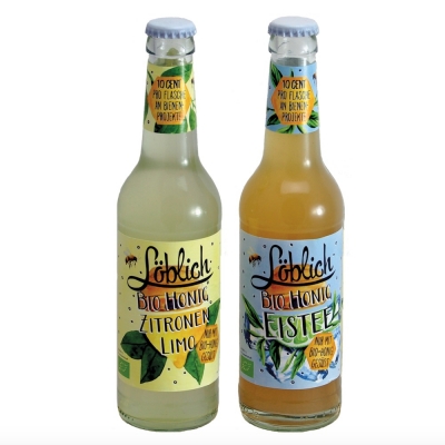 Limonade und Eistee aus Bio-Honig