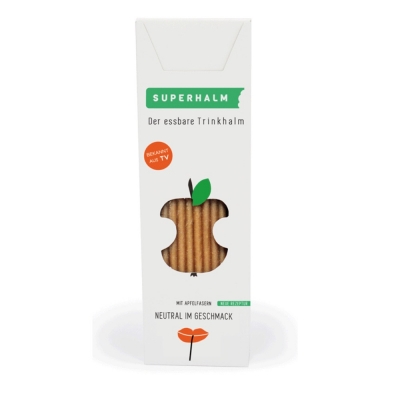 Der Strohhalm zum Aufessen