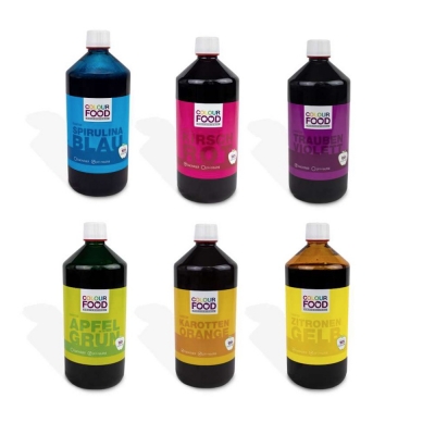 Pure Farben aus Obst und Gemüse