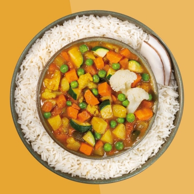 Bio Ayurveda Pfanne mit Basmati Reis